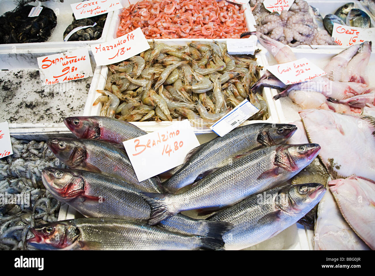 Marché aux poissons Banque D'Images