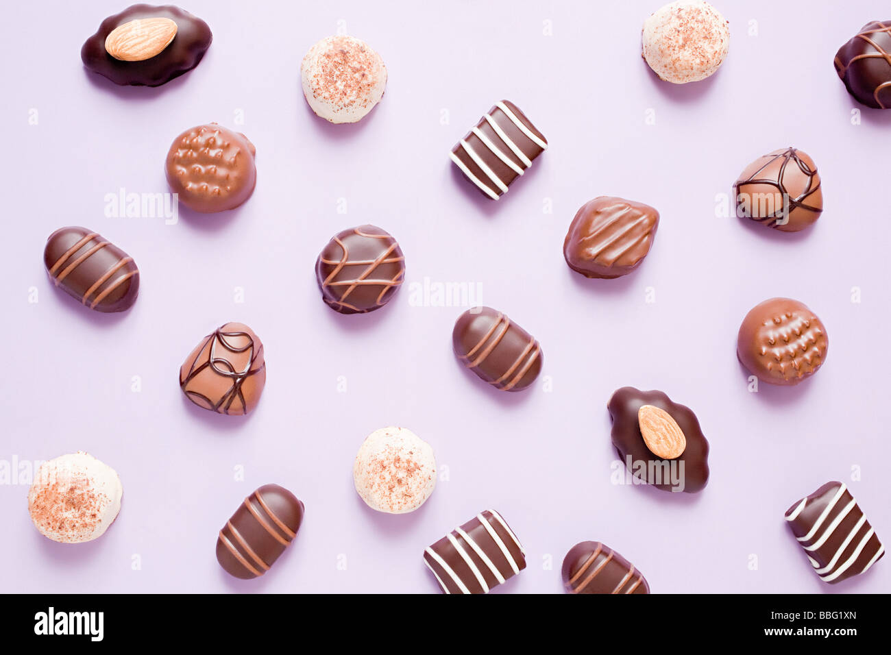 Chocolats Banque D'Images