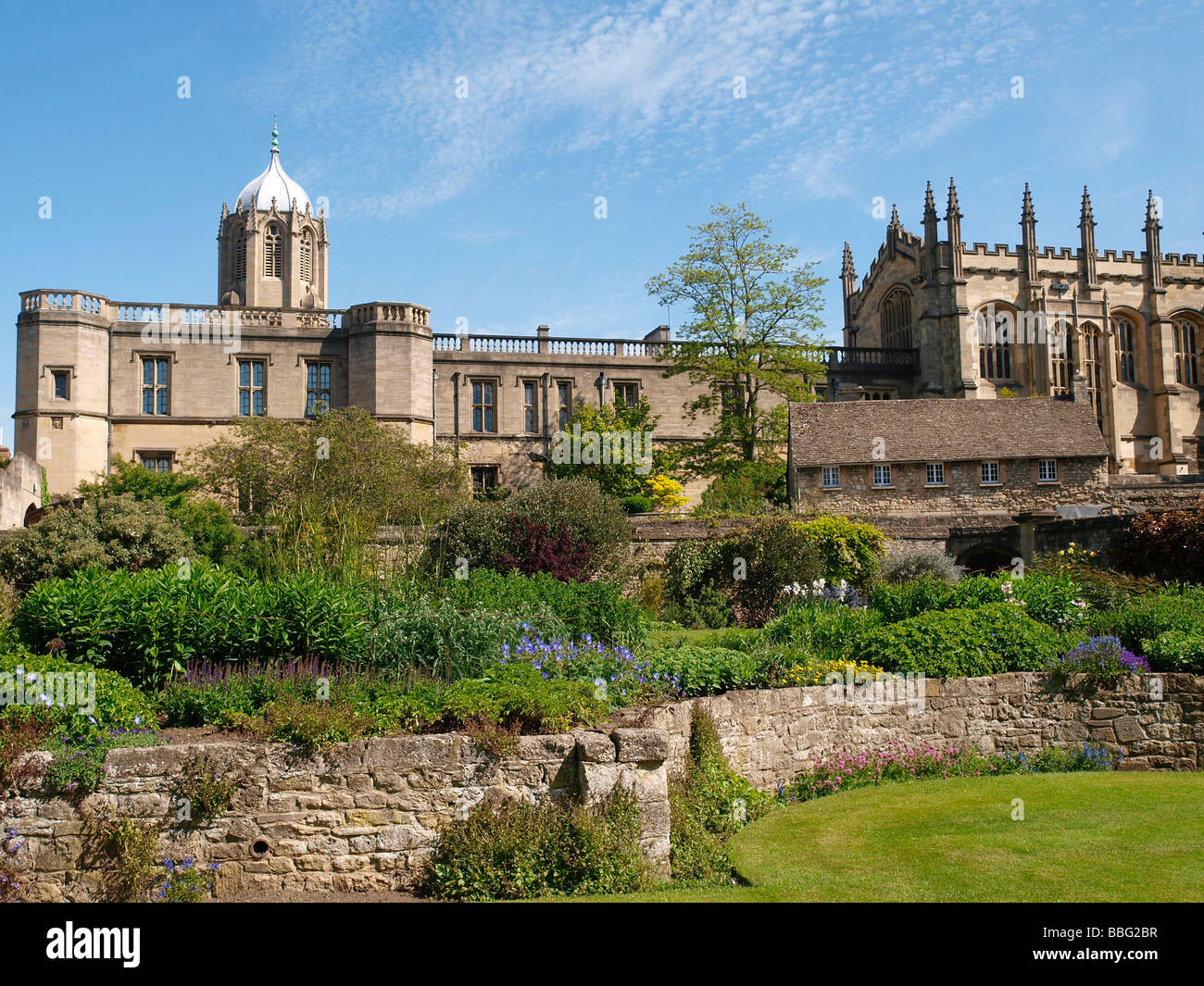 Christ Church College de l'Université Oxford en Angleterre Banque D'Images