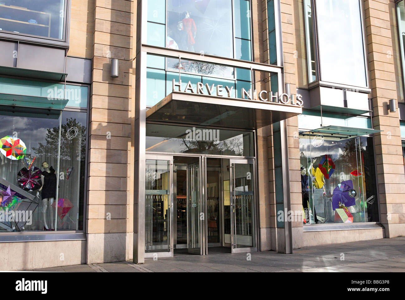 St Andrews Square, Harvey Nichols Shop Banque D'Images