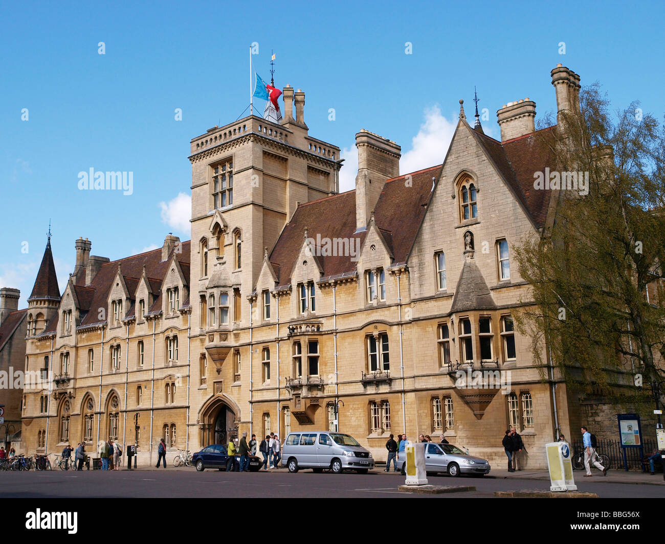 Au Balliol College de l'Université d'Oxford Oxford Oxfordshire England Broad Street Banque D'Images