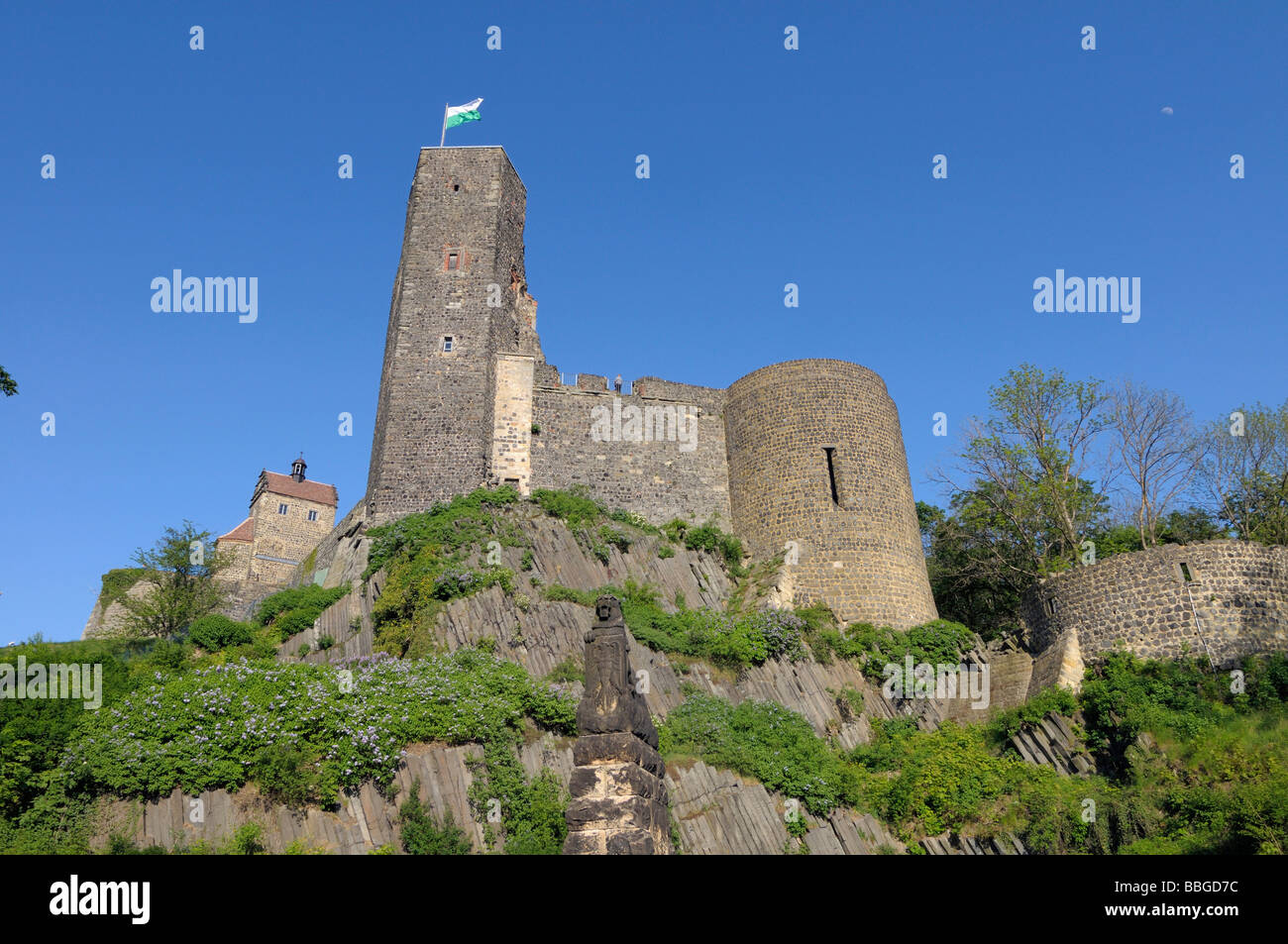 Château Stolpen, Saxe, Allemagne, Europe Banque D'Images