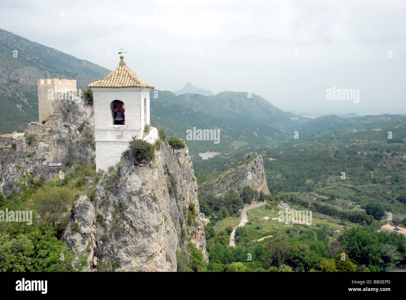 El Castell de Guadalest Espagne Banque D'Images