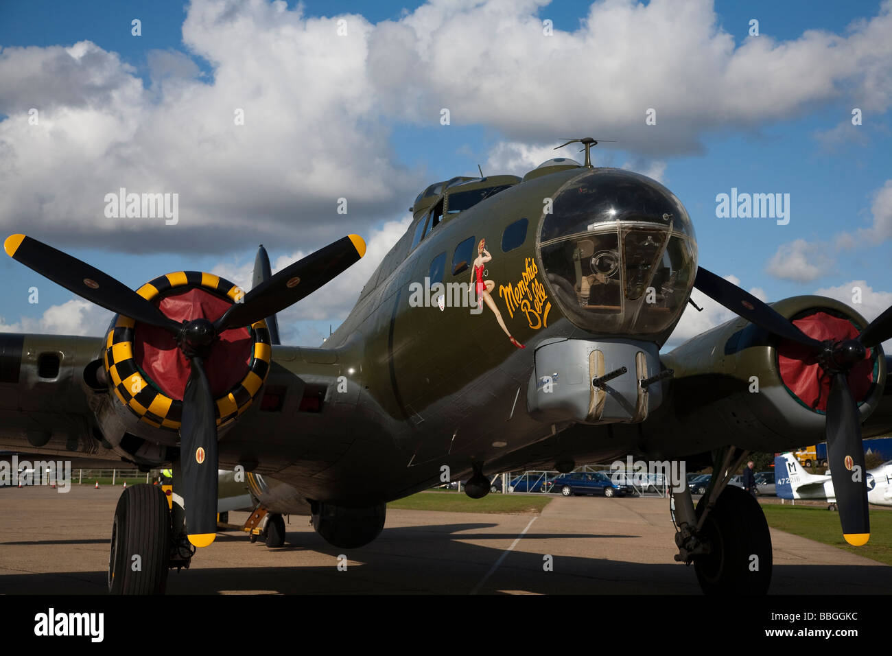 Imperial War Museum de Duxford Cambridge contenant une grande sélection des mondes et avions aussi une piste de travail, Angleterre Banque D'Images