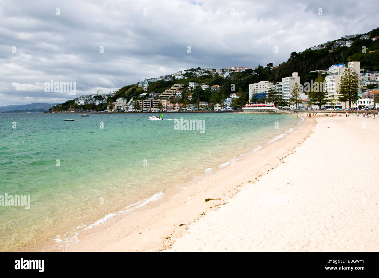 Oriental Beach Île du Nord Wellington Nouvelle Zélande Banque D'Images