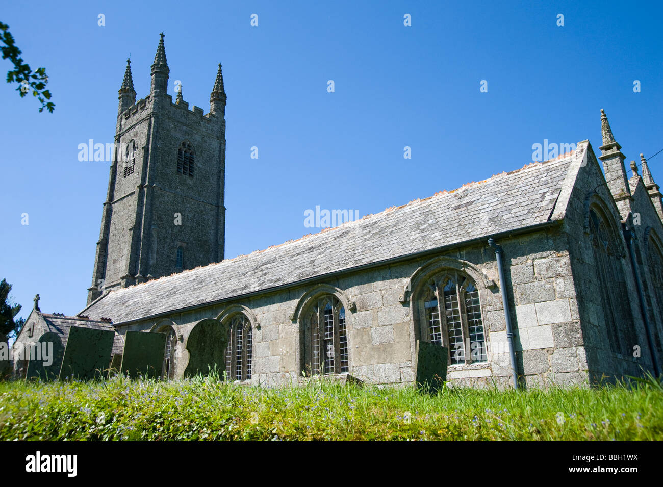 Withiel l'Église, près de Wadebridge, Cornwall. Banque D'Images