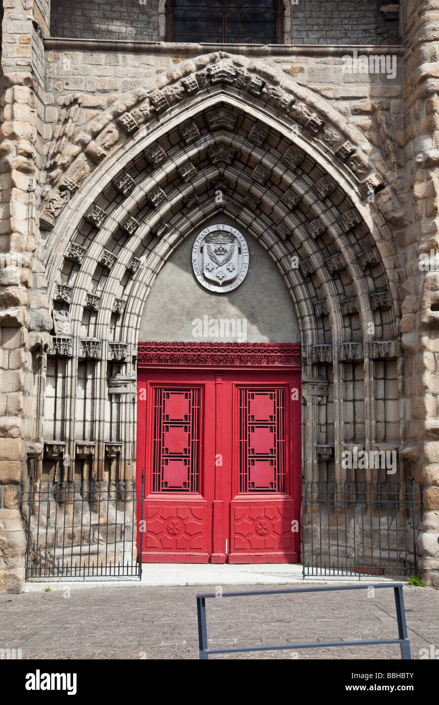 Eglise Eglise Saint Etienne en place Boivin Saint Etienne France Banque D'Images
