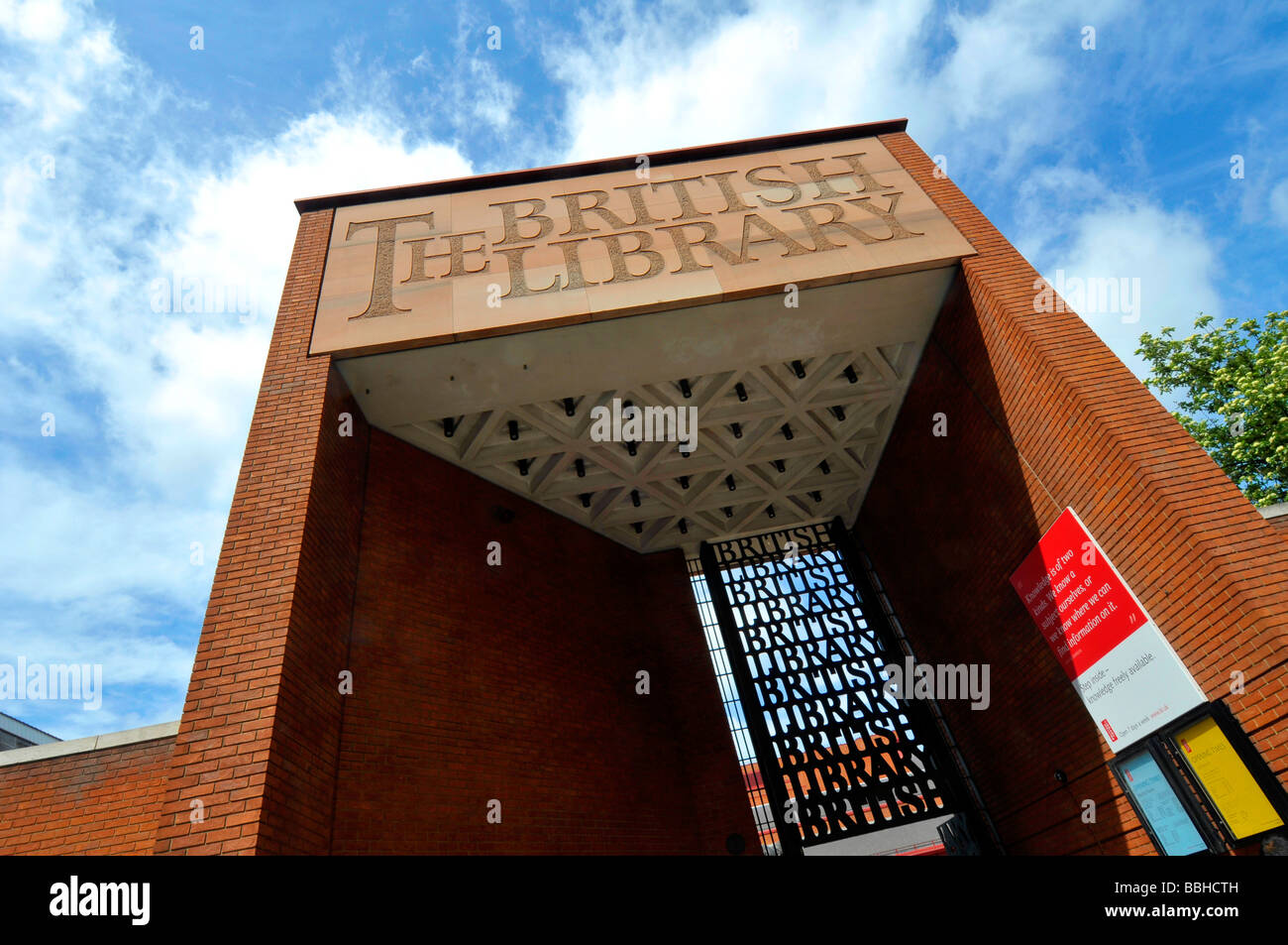 La British Library, Londres, Angleterre, Royaume-Uni Banque D'Images