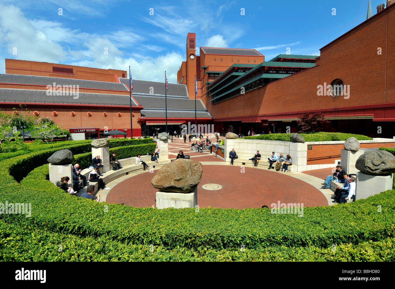 British Library, Londres, Angleterre, Royaume-Uni Banque D'Images
