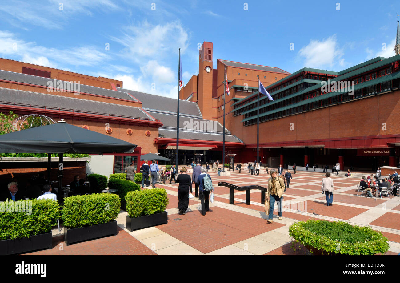 British Library, Londres, Angleterre, Royaume-Uni Banque D'Images