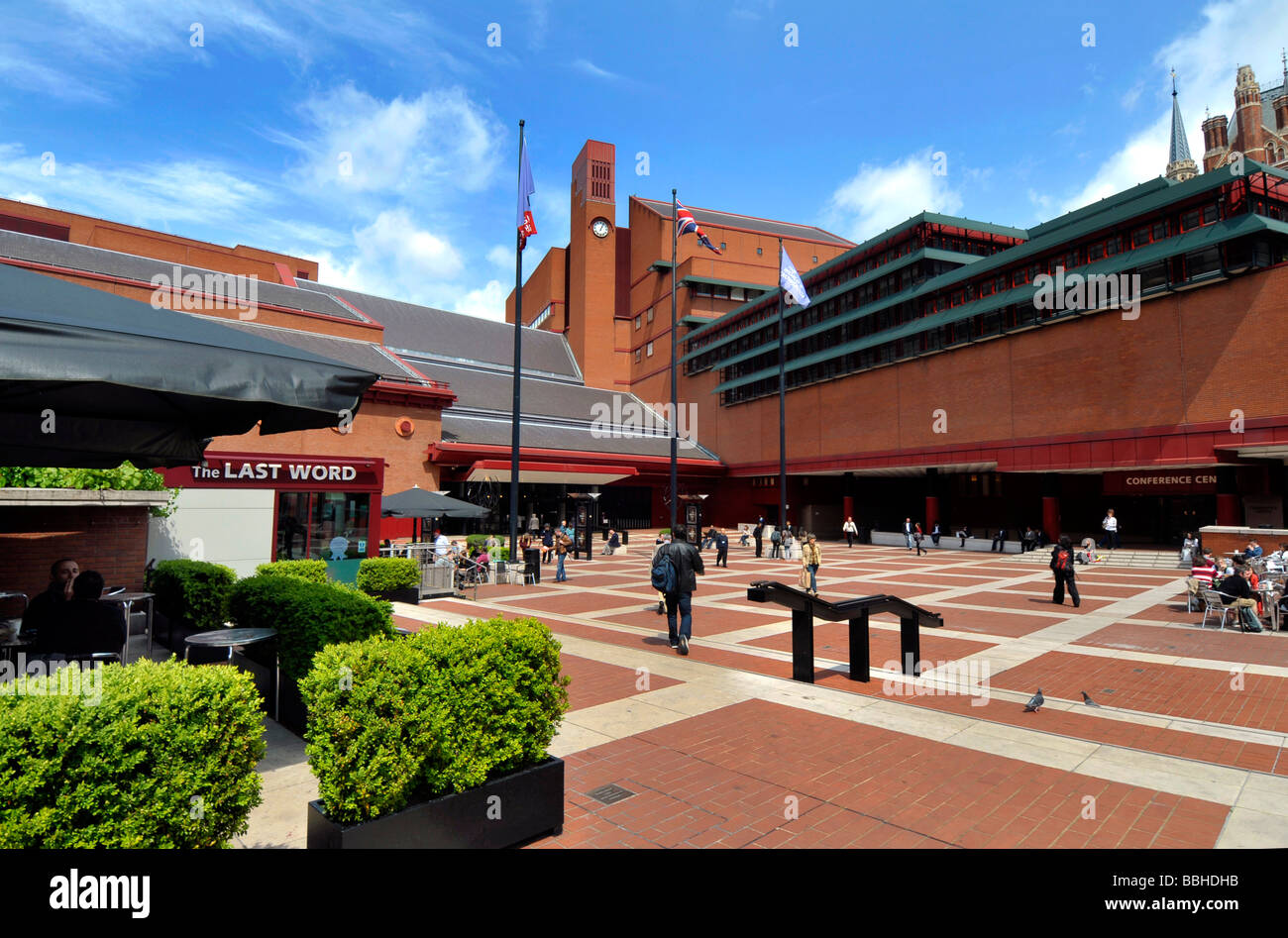 British Library, Londres, Angleterre, Royaume-Uni Banque D'Images