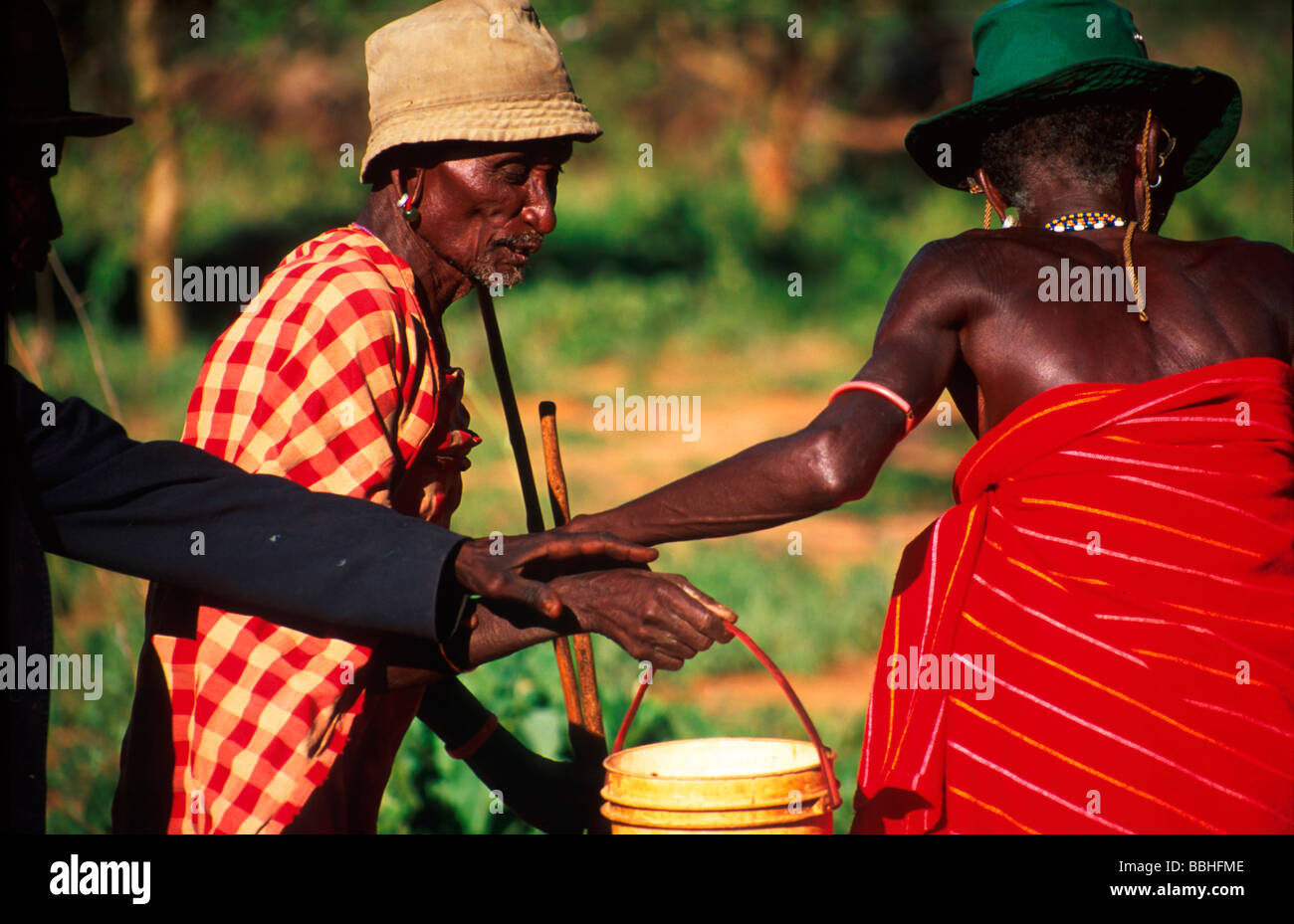 Le peuple Samburu une tribu nomade traditionnellement dans le nord du
