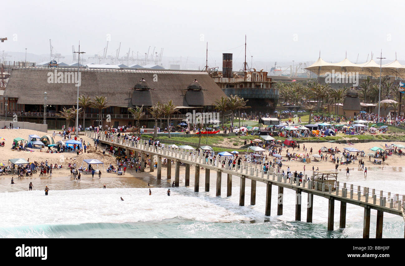 Plusieurs millions de dollars l'uShaka Marine World est le plus grand de l'Hémisphère Sud et attire des milliers de Banque D'Images