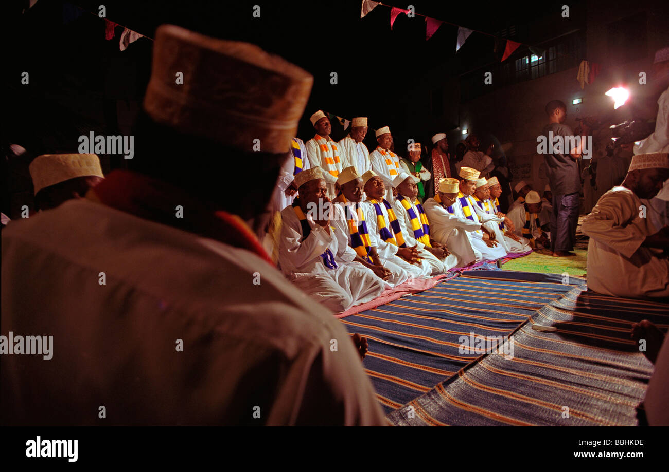 Festival célébrant la naissance du prophète Mohammed Zanzibar Banque D'Images