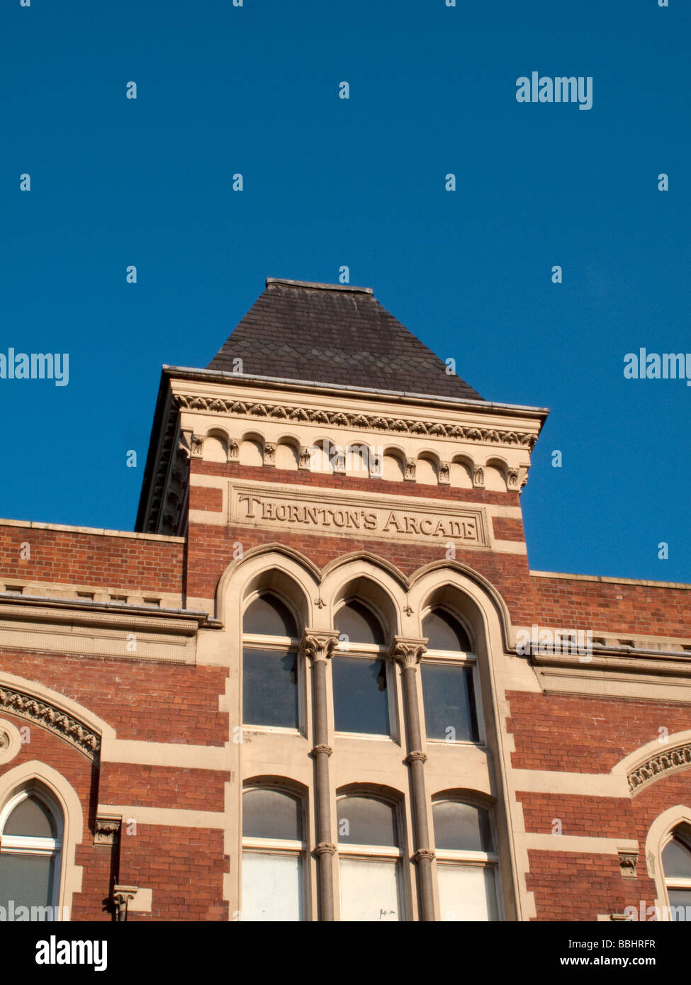 Thorntons Arcade, Leeds, West Yorkshire, Royaume-Uni Banque D'Images