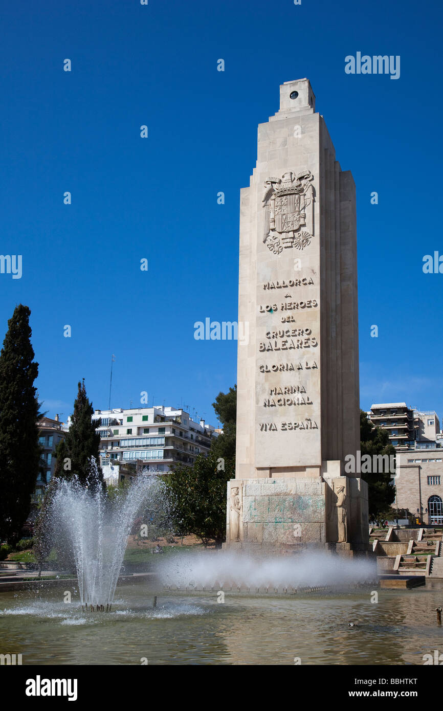 War Memorial Palma Majorque Banque D'Images