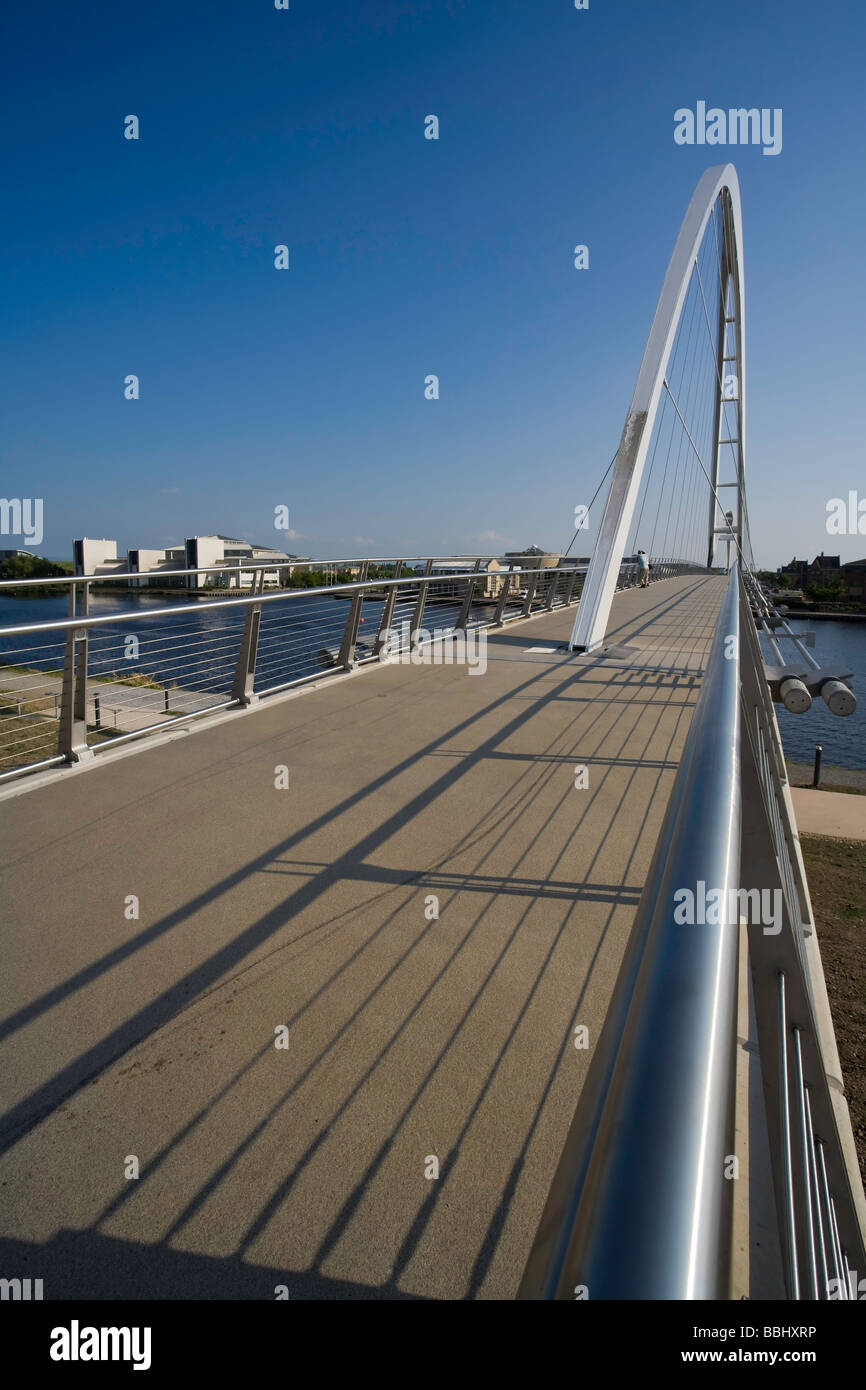 Le Stockton infini Pont sur le fleuve Tees Cleveland Banque D'Images