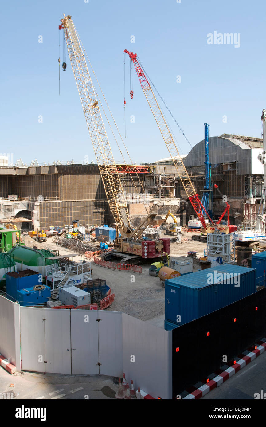 Le gratte-ciel Shard London Bridge en construction Banque D'Images