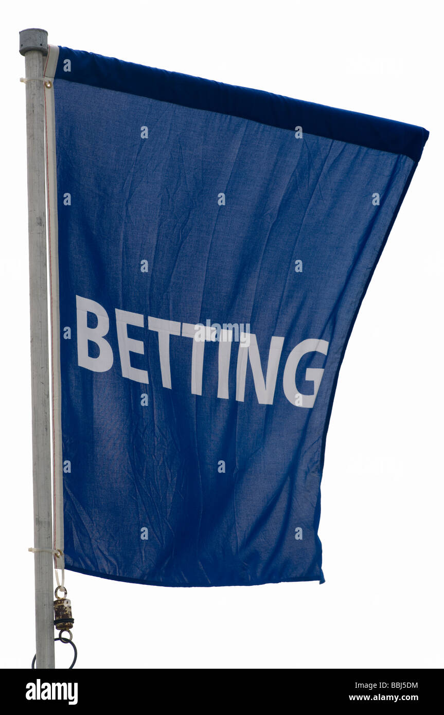 Drapeau bleu avec le mot paris sur isolé sur fond blanc Banque D'Images