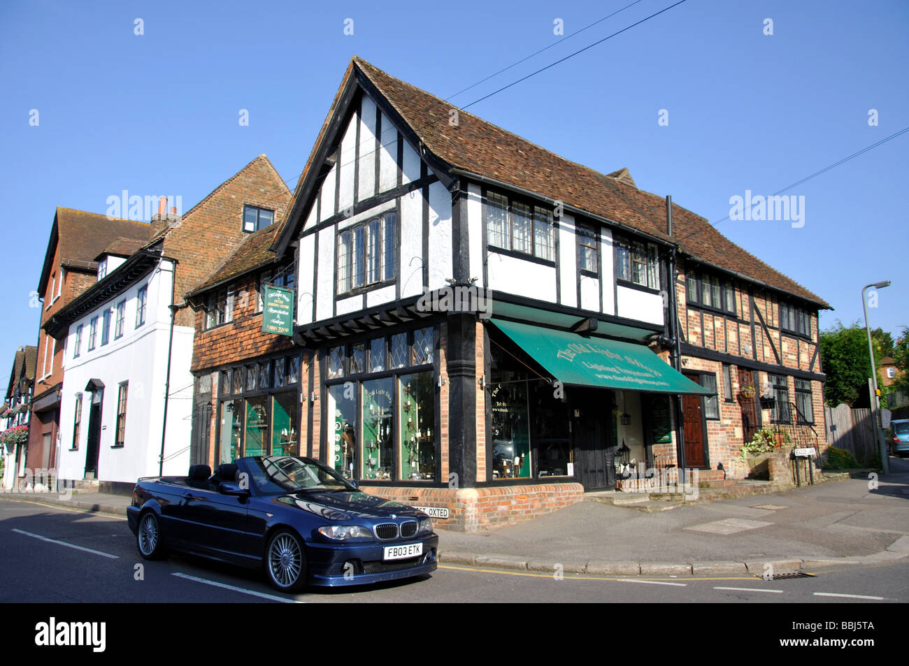 High Street, Old Village Oxted, Oxted, Surrey, Angleterre, Royaume-Uni Banque D'Images