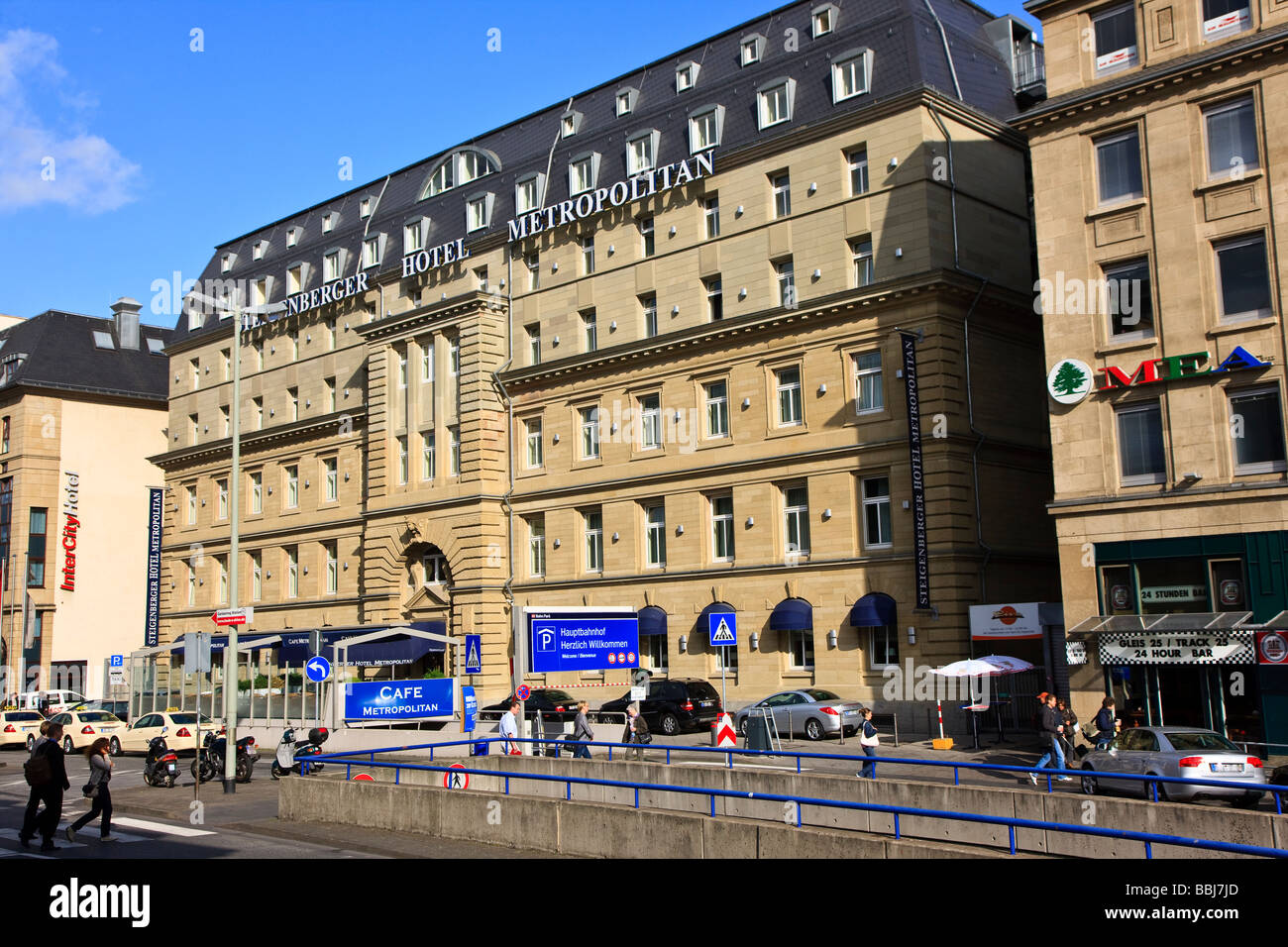 Steigenberger Hotel Metropolitan à Francfort, Allemagne Banque D'Images