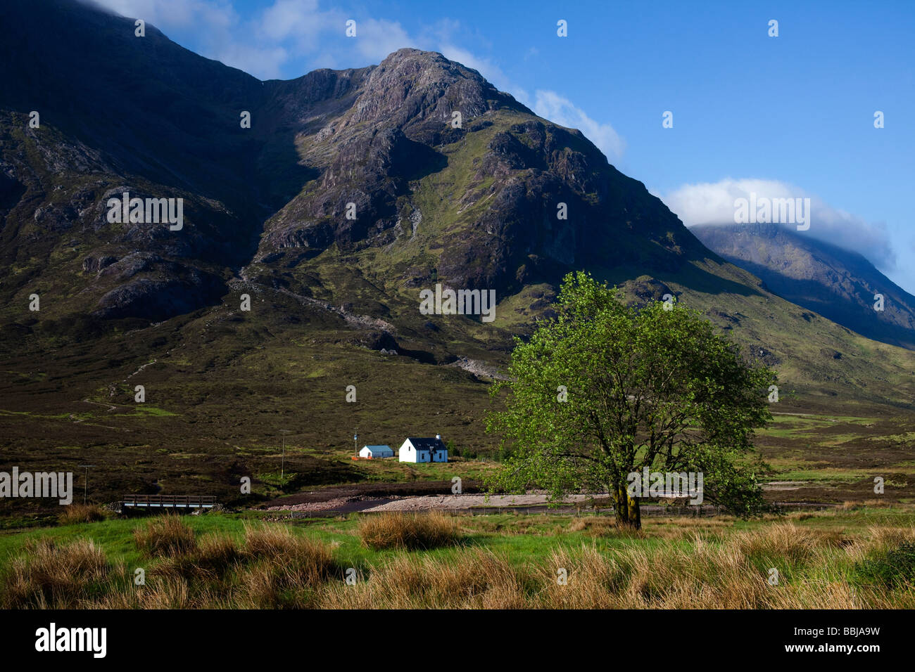 Vue panoramique de Glencoe, Ecosse Lochaber, Royaume-Uni, Europe Banque D'Images