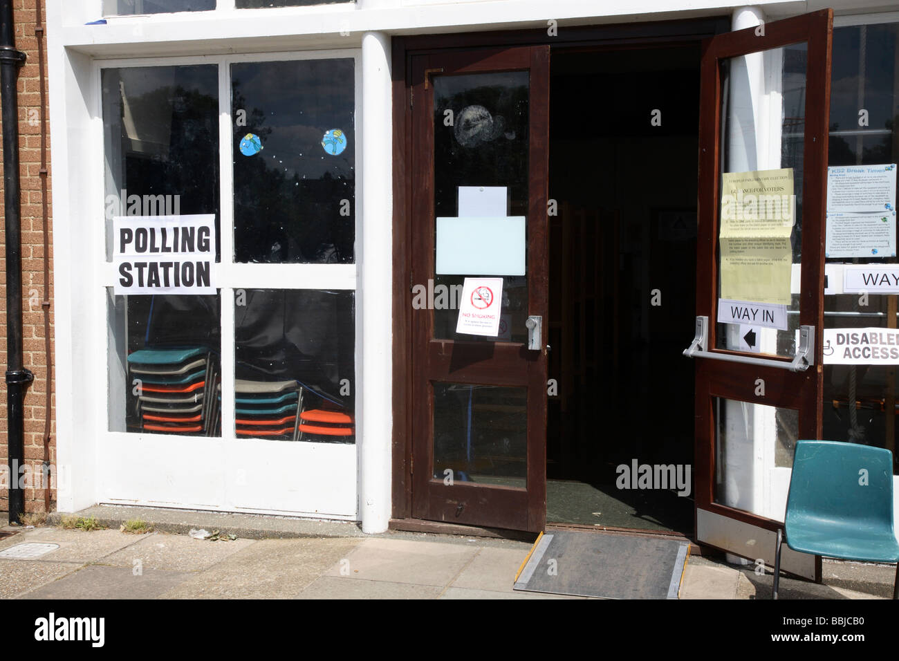 Bureau de vote. Banque D'Images