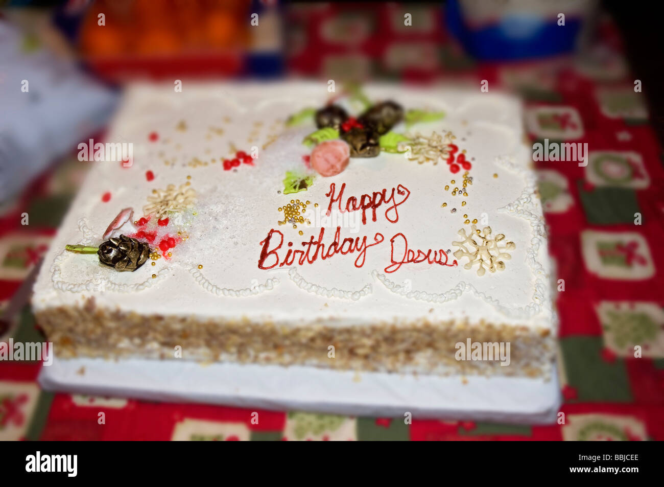 Gateau Avec Ecriture Banque D Image Et Photos Alamy