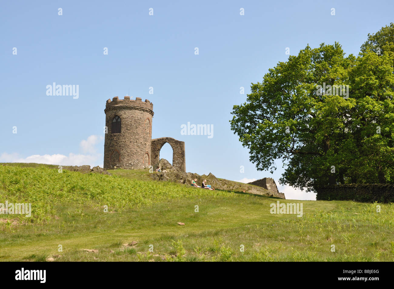 Bradgate Park, Old John Tower, Leicester, Leicestershire, Angleterre Banque D'Images