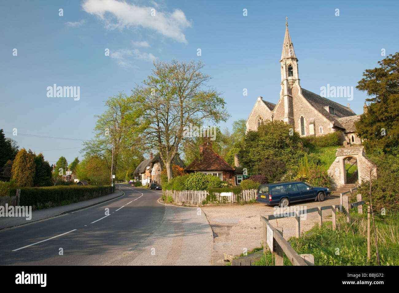 St Michaels et tous les Anges en Clifton Hampden sur la Tamise dans l'Oxfordshire Uk Banque D'Images