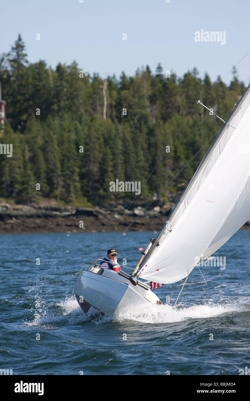 La voile, la croisière, yacht racing Banque D'Images