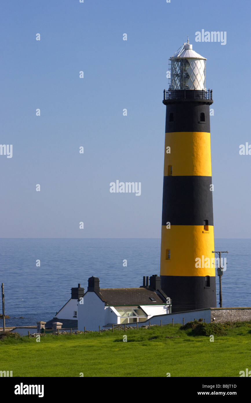 Le phare de St Johns County Down Irlande du Nord uk Banque D'Images
