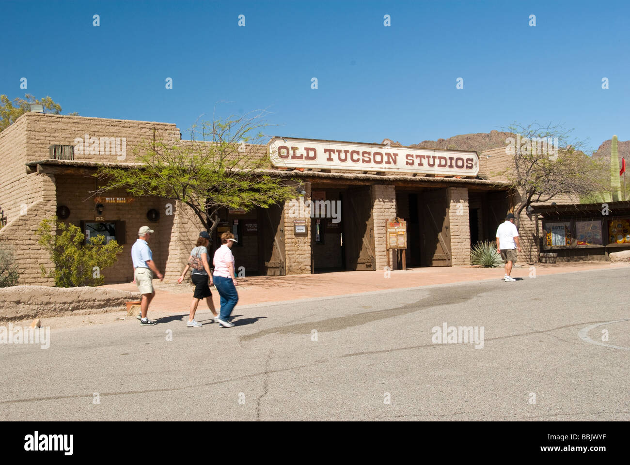 USA Arizona Tucson Old Tucson Studios Banque D'Images