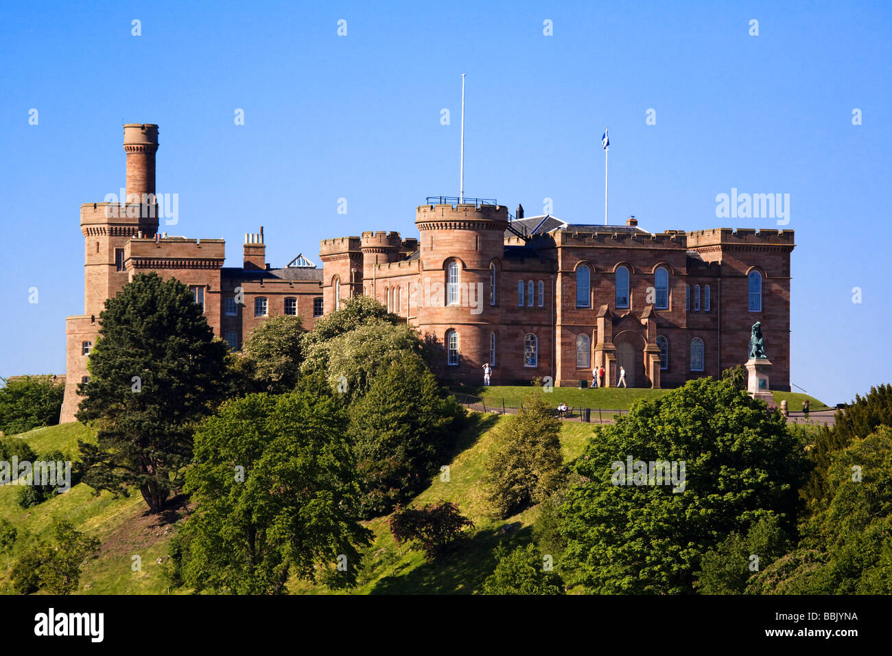 Le Château d'Inverness, Inverness, Écosse, région des Highlands Banque D'Images