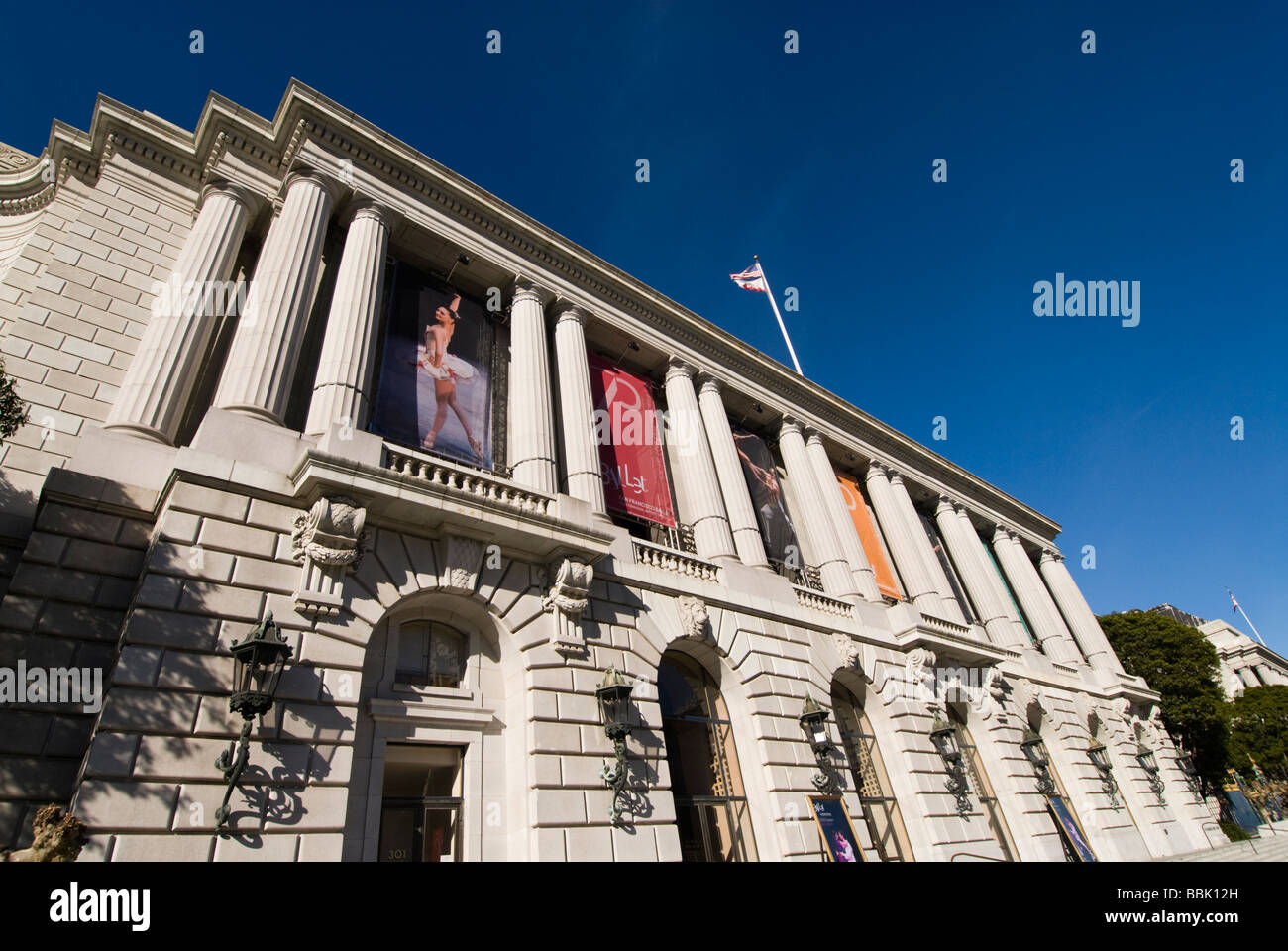 La Californie San Francisco War Memorial Opera House de Civic Center Photo 7 casanf77525 Photo copyright Lee Foster Banque D'Images