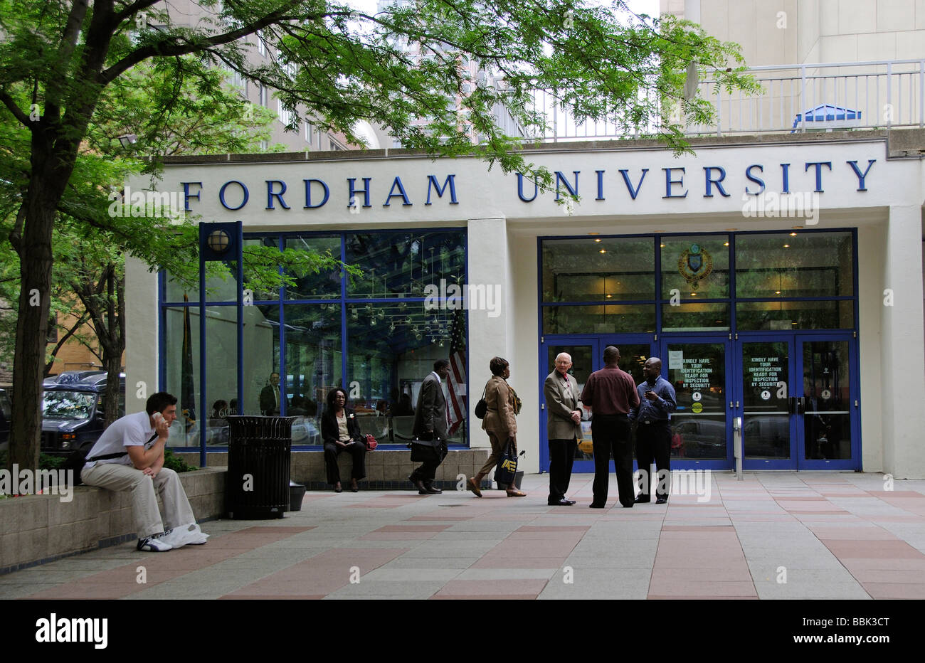 L'Université de Fordham au Lincoln Center de New York USA Photo Stock -  Alamy