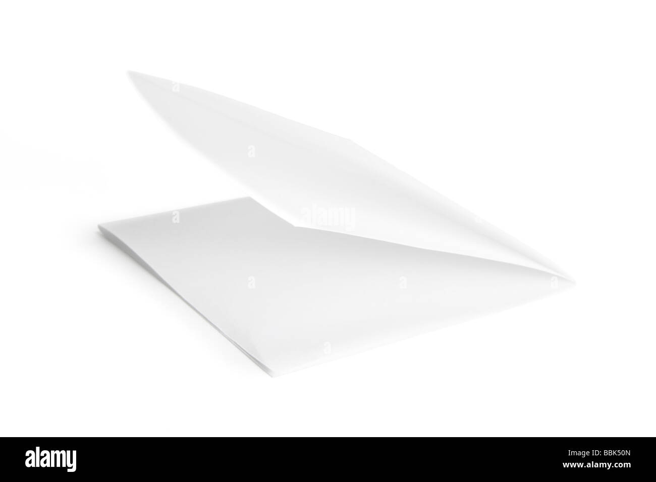 Papier plié Banque D'Images