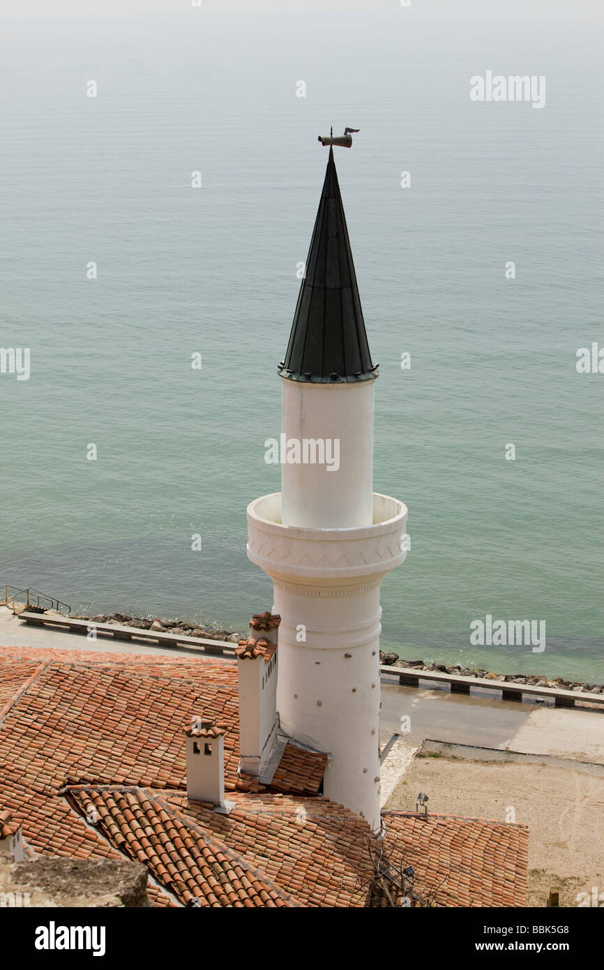 Palais de la reine roumaine Maria de jardin botanique en ville de Balchik, Bulgarie Banque D'Images