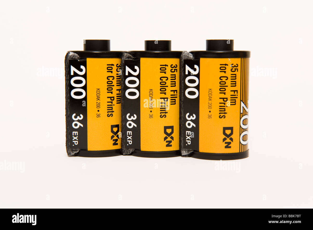 Ultra 200 Kodak film couleur négatif 35 mm 36 canisters exposition Banque D'Images
