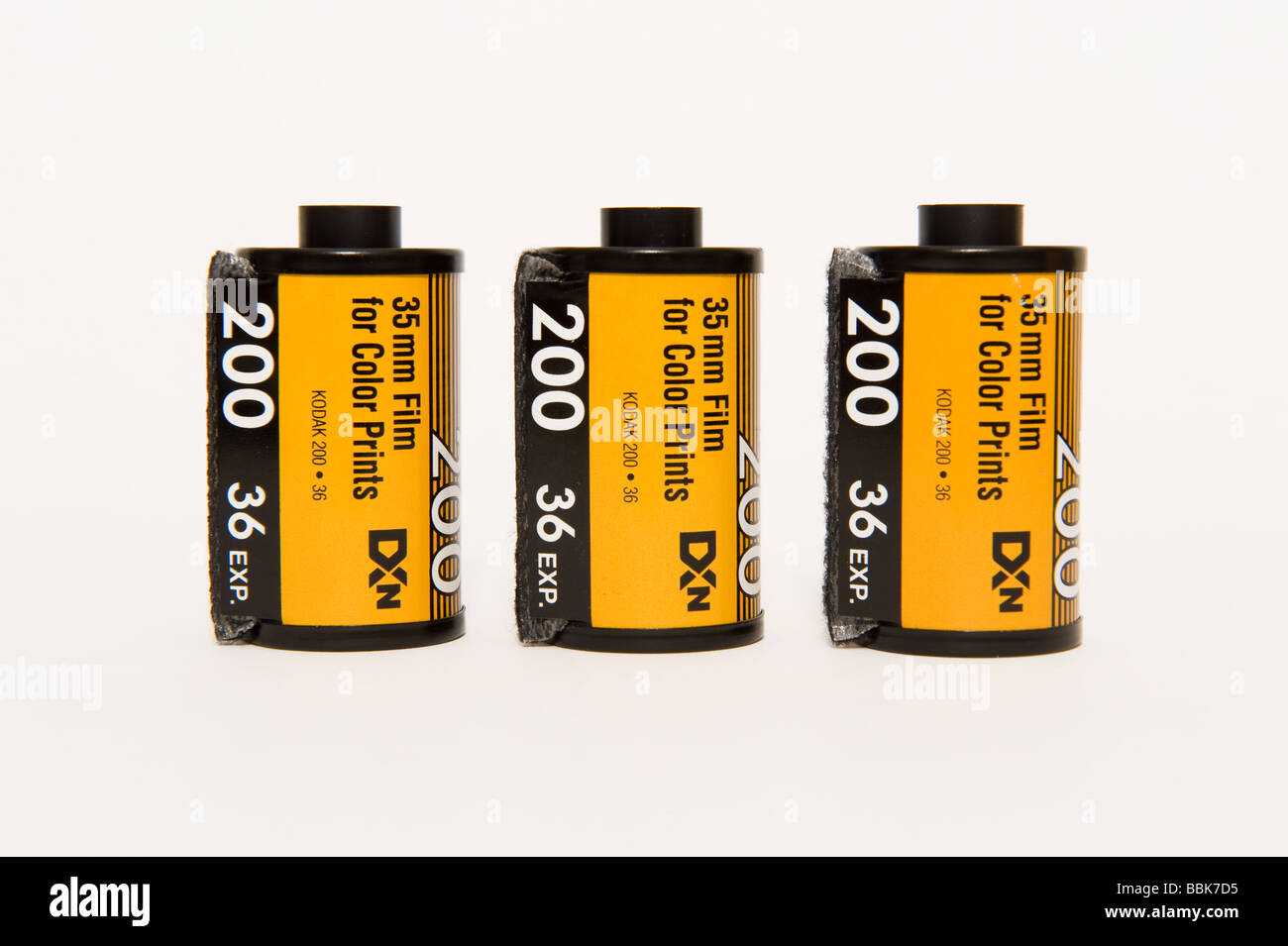 Ultra 200 Kodak film couleur négatif 35 mm 36 canisters exposition Banque D'Images