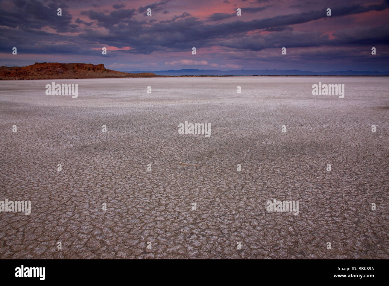 Salton Sea at sunset Californie Banque D'Images