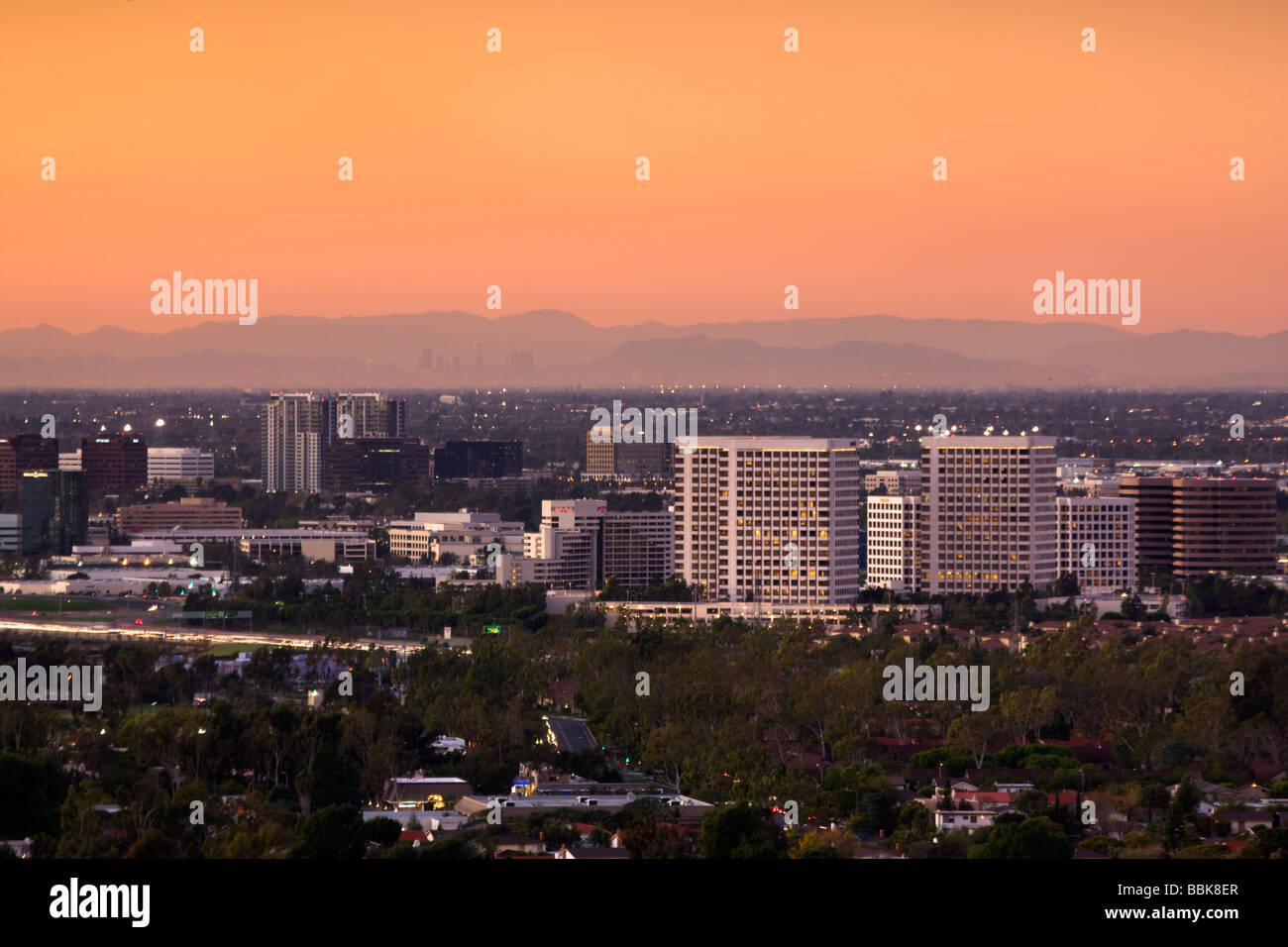 Irvine Orange County en Californie Banque D'Images
