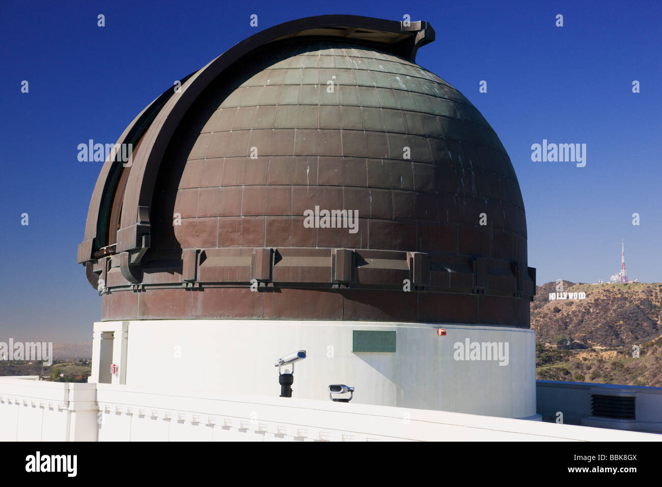 L'Observatoire Griffith à Los Angeles en Californie Banque D'Images