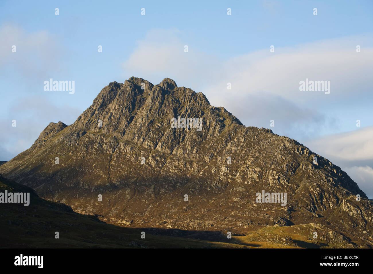 Tryfan, Snowdonia, le Nord du Pays de Galles Banque D'Images