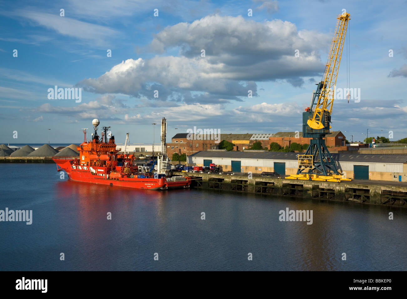 Le Port de Sunderland, Tyne & Wear, Angleterre Banque D'Images