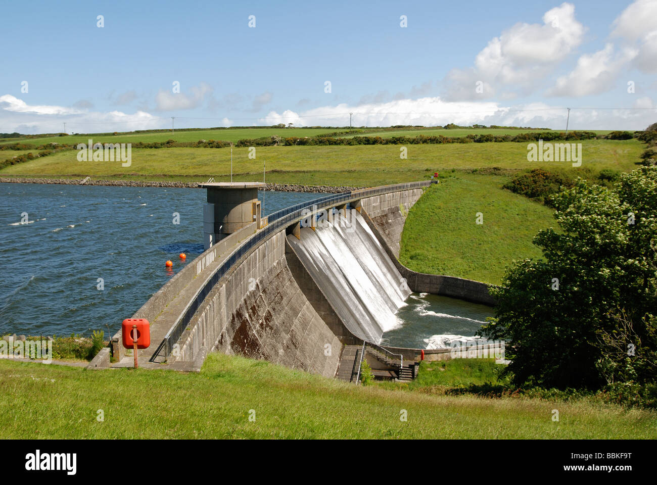 Réservoir de dérive près de Penzance, Cornwall, uk Banque D'Images