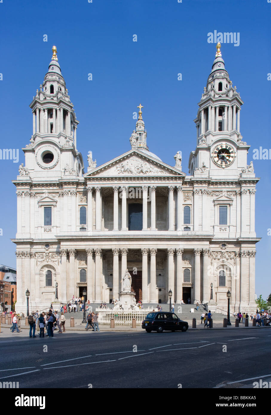 La Cathédrale de St Paul, Ville de London England Banque D'Images