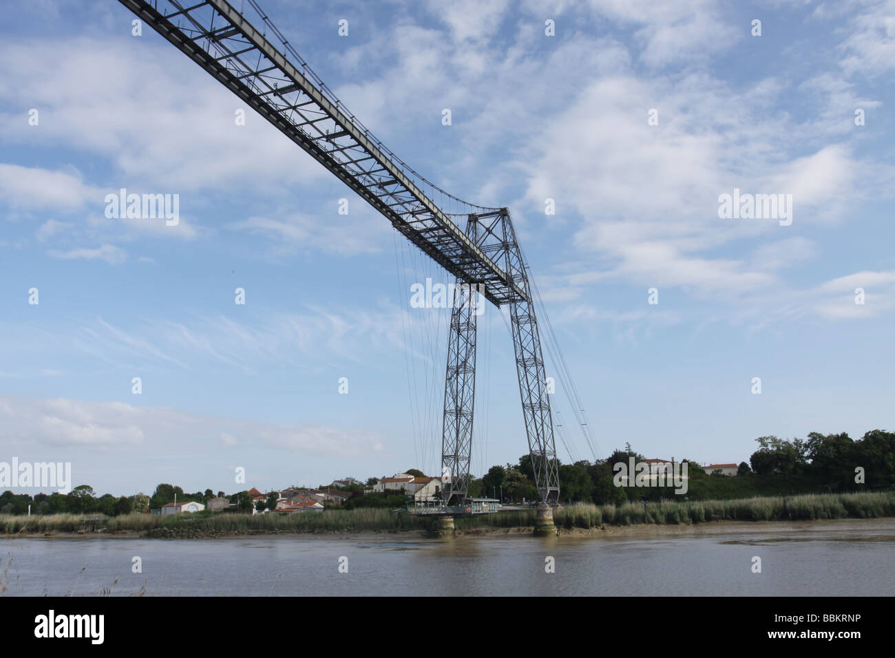 Pont Transbordeur sur La Charente Rochefort France Mai 2009 Banque D'Images