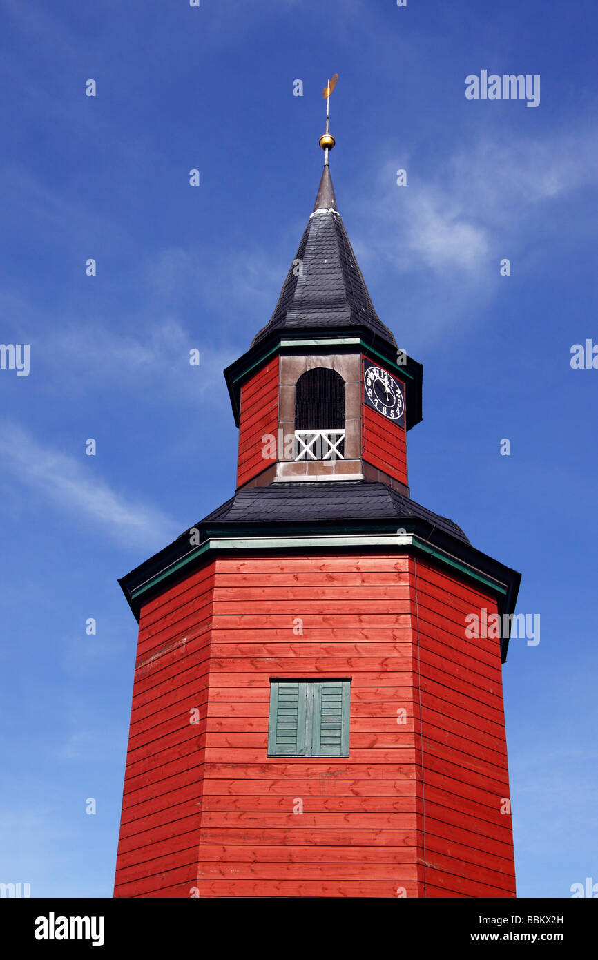 Trinitatiskirche church, spire, église historique de Wewelsfleth, district Steinburg, Schleswig-Holstein, Allemagne, Banque D'Images