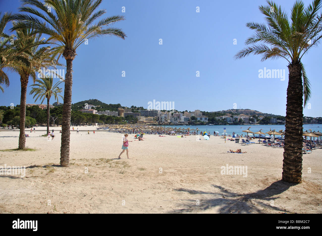 Platja Santa Ponca, Santa Ponsa (Santa Ponca), Majorque (Majorque), Iles Baléares, Espagne Banque D'Images